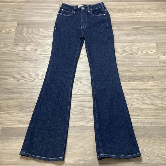 Pilcro Dark Wash Bootcut Flare Jeans Size 25 - Picture 1 of 7